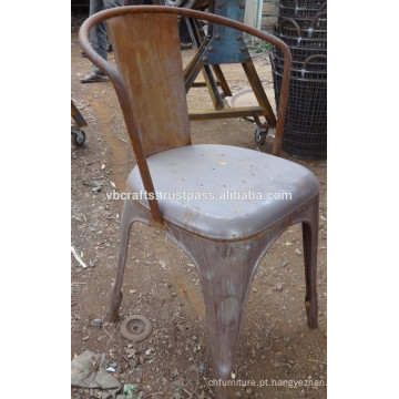 Metal Restaurant Chair Industrial Style Rustic